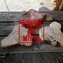 REDWOOD AND MYRTLE SLABS