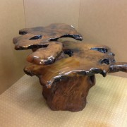 REDWOOD BURL TABLE