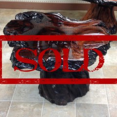 handmade wooden table