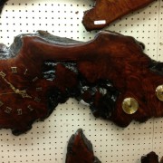  REDWOOD CLOCK WITH WEATHER SET