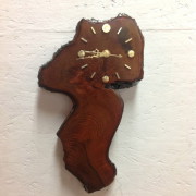 handmade wood clock