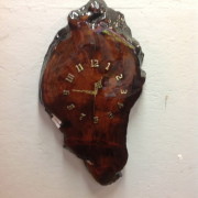 wooden clocks made on-site