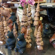 wooden items made on-site in Orick, CA