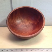 Orick, CA, redwood bowls made on-site